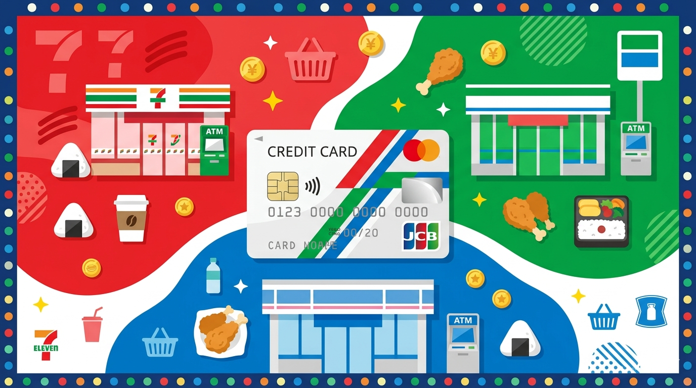 【学生向け】コンビニ還元率ランキング！セブン・ファミマ・ローソンで一番得するカードは？