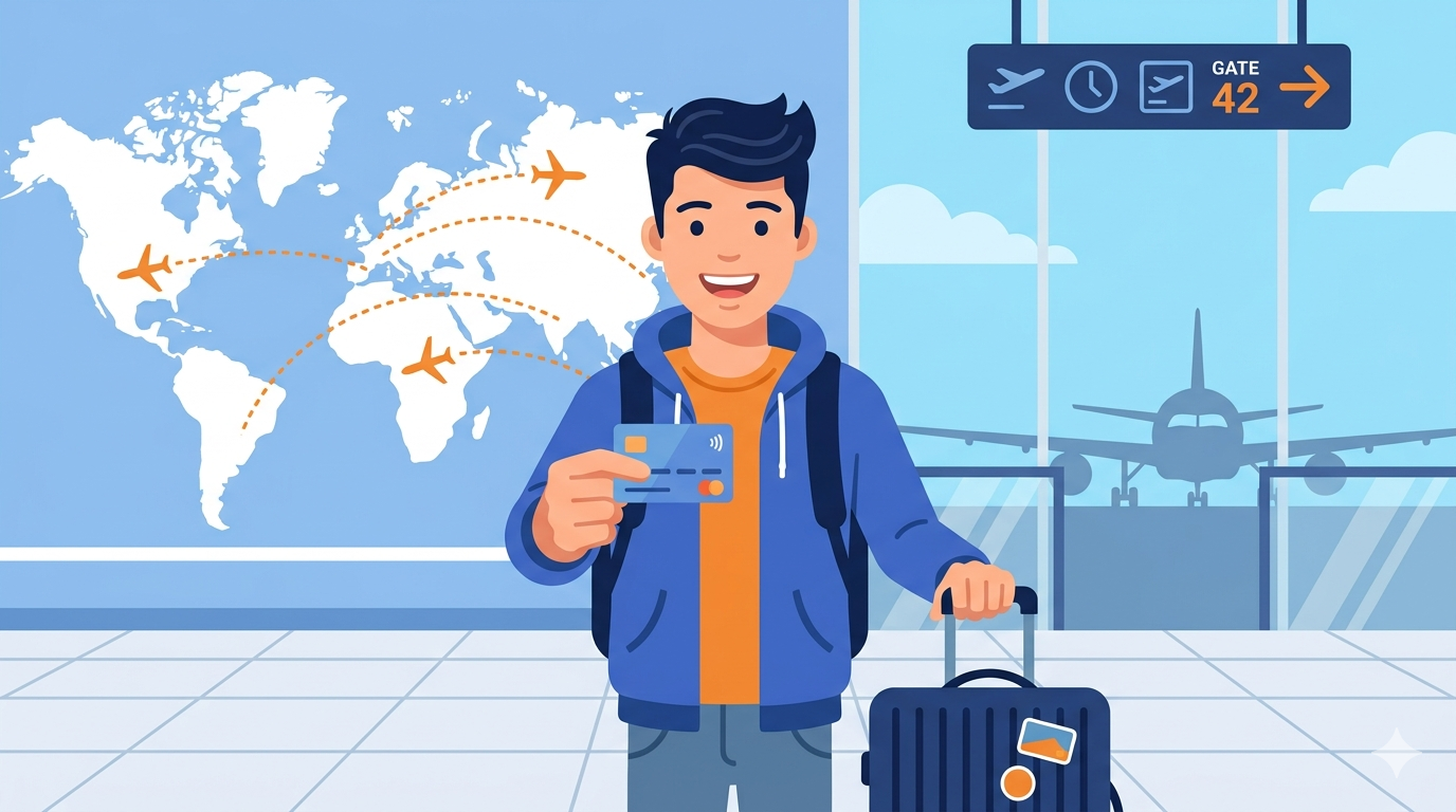 【学生向け】海外旅行・留学に備えるクレジットカード3選｜保険・手数料・使いやすさで比較