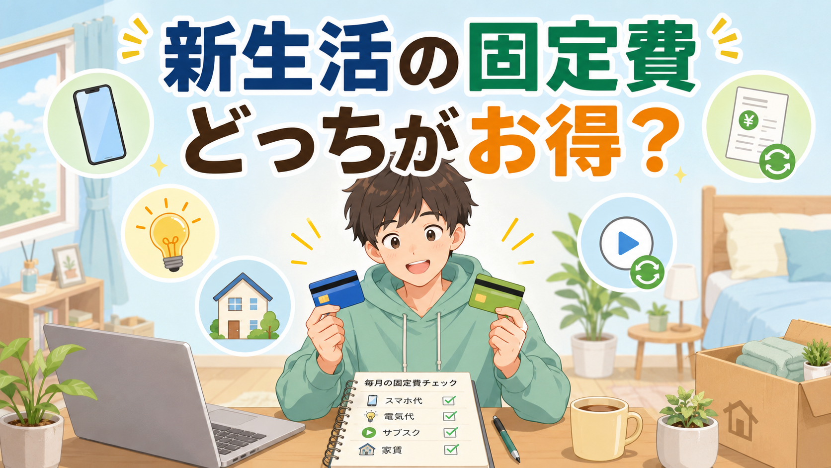 新生活の固定費は楽天カード?三井住友(NL)?学生の年間還元額シミュレーション｜現役カード会社員