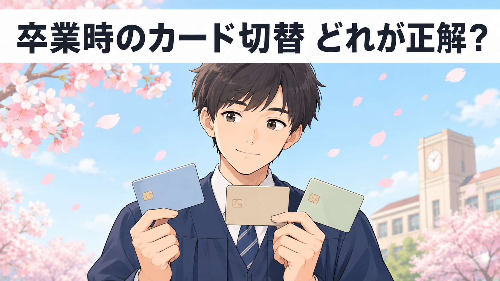 楽天カードアカデミー・三井住友学生プログラム・JCB CARD Wの卒業時挙動と最適アップグレード｜現役カード会社員が解説